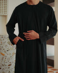 Eidrees Thawb in Noir