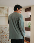 Zavian Top in Moss