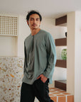 Zavian Top in Moss