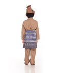 Baju Melayu Classic Cotton Kids Brown