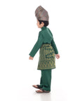 Baju Melayu Classic Cotton Kids Green