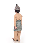 Baju Melayu Classic Cotton Kids Light Brown