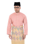 Baju Melayu Classic Cotton Dusty Pink