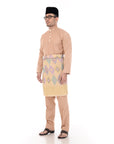 Baju Melayu Classic Cotton Light Brown