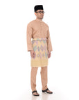 Baju Melayu Classic Cotton Light Brown