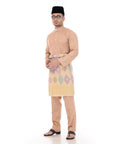 Baju Melayu Classic Cotton Light Brown