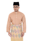 Baju Melayu Classic Cotton Light Brown