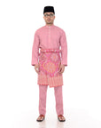 Baju Melayu Classic Cotton Light Pink
