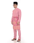 Baju Melayu Classic Cotton Light Pink
