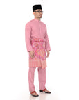 Baju Melayu Classic Cotton Light Pink