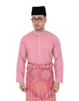Baju Melayu Classic Cotton Light Pink