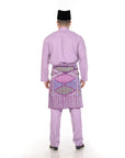 Baju Melayu Classic Cotton Light Purple
