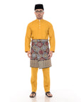 Baju Melayu Classic Cotton Orange