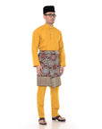 Baju Melayu Classic Cotton Orange
