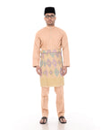 Baju Melayu Classic Cotton Peach