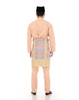 Baju Melayu Classic Cotton Peach