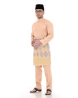 Baju Melayu Classic Cotton Peach