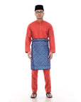 Baju Melayu Classic Cotton Red