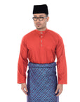Baju Melayu Classic Cotton Red