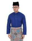 Baju Melayu Classic Cotton Royal Blue