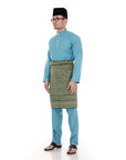 Baju Melayu Classic Cotton Turqoise