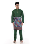 Baju Melayu Classic Cotton Dark Green
