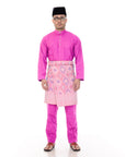 Baju Melayu Classic Cotton Dark Pink