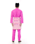 Baju Melayu Classic Cotton Dark Pink