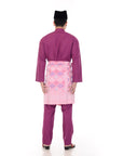 Baju Melayu Classic Cotton Dark Purple