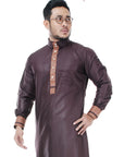 Jubah Omarthobe Style.2 Dark Brown