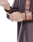 Jubah Omarthobe Style.2 Dark Brown