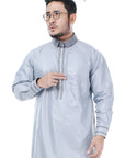 Jubah Omarthobe Style.3 Bettleship Grey