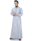 Jubah Omarthobe Style.3 Bettleship Grey