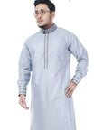 Jubah Omarthobe Style.3 Grey Loud