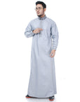 Jubah Omarthobe Style.3 Grey Loud
