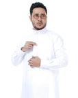 Jubah OmarThobe Style.5 Off White(ash grey)