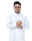 Jubah OmarThobe Style.5 rhodium white(light grey))