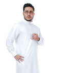 Jubah OmarThobe Style.5 Pearl White (Creame)
