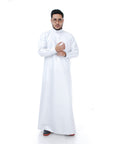 Jubah OmarThobe Style.5 Pearl White (Creame)