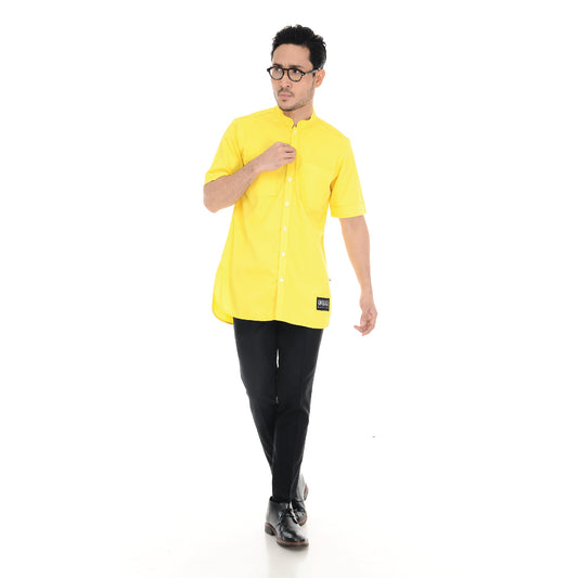 Kurta Raihan Short Sleeve Yellow
