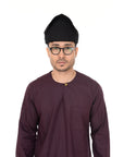 Setanjak | Tengkolok | Destar | Traditional Malay Head Gear Plain Black