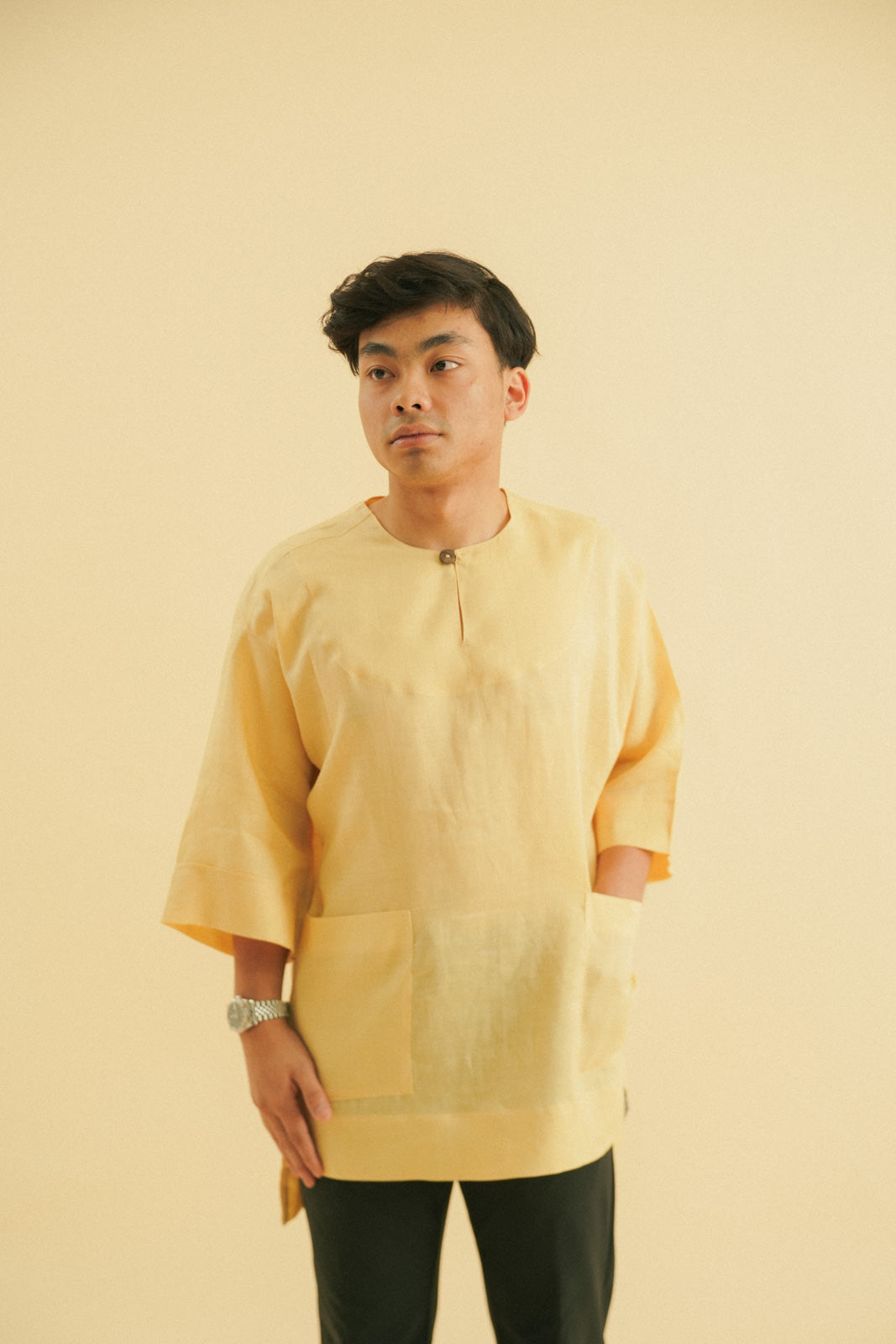 Kurta Johor Linen Premium