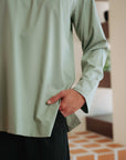 Zavian Top in Celadon