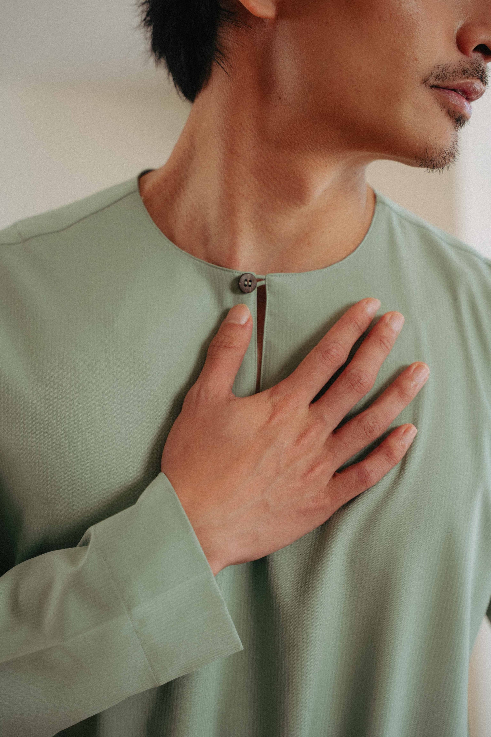 Zavian Top in Celadon