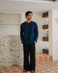 Zavian Top in Midnight