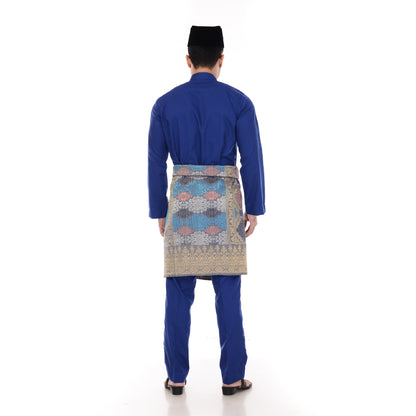 Baju Melayu Classic Cotton Royal Blue