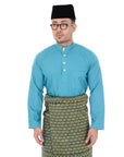 Baju Melayu Classic Cotton Turqoise