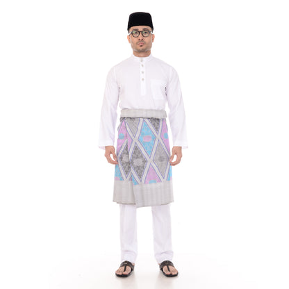 Baju Melayu Classic Cotton White
