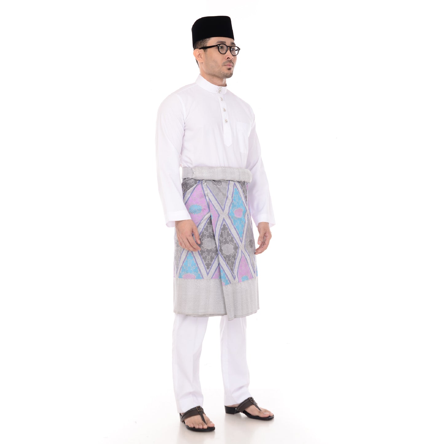 Baju Melayu Classic Cotton White