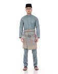 Baju Melayu Classic Cotton Dark Grey